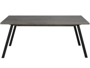 Kustavi Dining Table is made of solid wood, steel base, Canadian made.