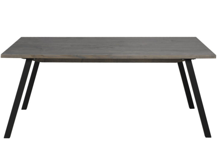 Kustavi Table- solid wood, steel base, Canadian made