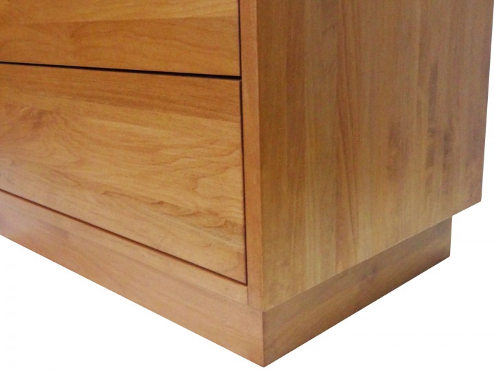 LA wood base - solid wood, locally built, custom made to order in-house design furniture, Canadian made