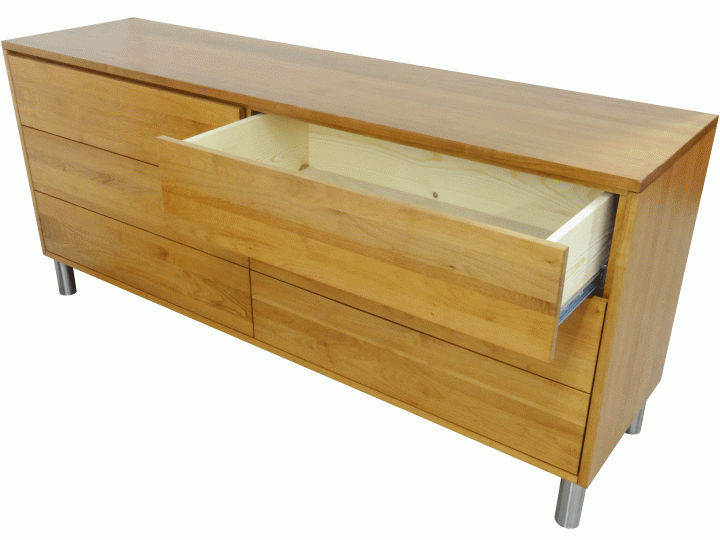 LA dresser - solid wood, locally built, custom made to order in-house design furniture, Canadian made