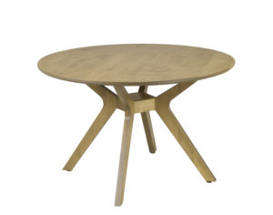 Leksvik Dining Table, is made of solid wood, scandinavian style, Canadian made.