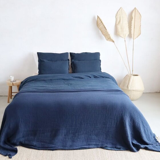 The Maxime Duvet cover is 100% washed linen, part of our luxury bed linens series, made in Europe, in a range of colours.
