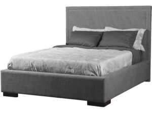 Monaco Bed by Van Gogh Designs - solid wood, fully upholstered, Canadian made, built to order