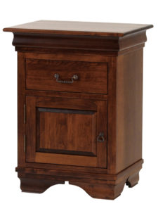 Morgan nightstand by Woodworks - solid wood, locally built, Canadian made