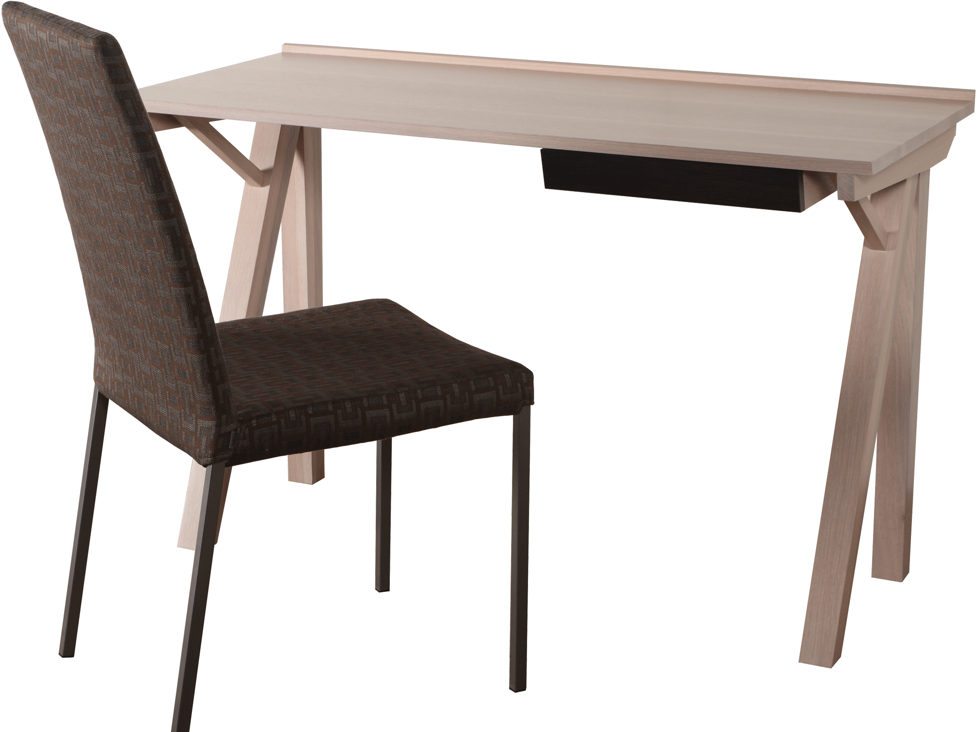 Muse-Barcelona Desk and Chair- custom solid wood, locally built