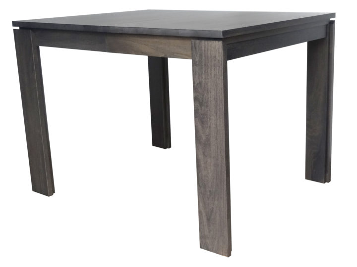 Tofino dining table, without leaf - solid wood, custom furniture, made in BC