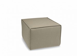 Plush ottoman by Stylus - solid wood frame, fully upholstered, locally built to order furniture, Canadian made