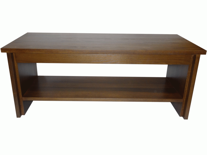 Queue coffee table - solid wood, locally built custom made to order furniture, in-house design, Canadian made