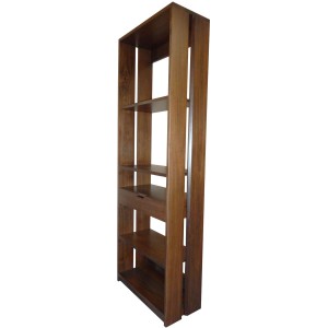Queue Light Bookcase - solid wood locally built, custom in-house design Canadian made