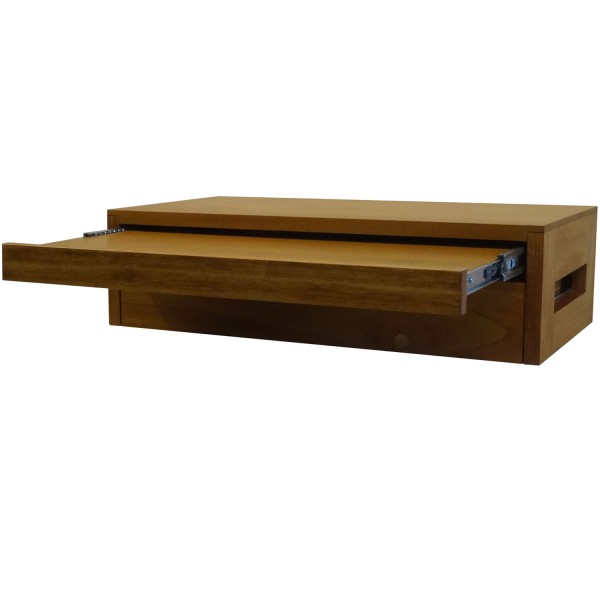 Queue adjustable desk - solid wood, locally built, bookcase, hutch, and desk