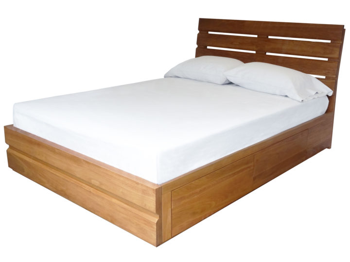Vancouver Storage bed - solid wood made in BC, Canada
