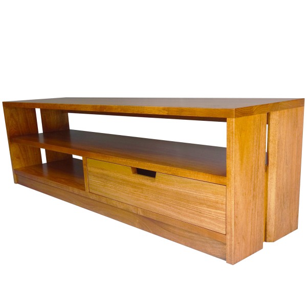 Queue Entertainment - solid wood, locally built, custom in-house design furniture, Canadian made