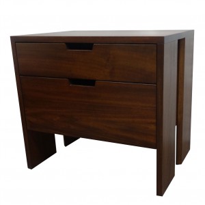 Vancouver Nightstand built to order in solid wood Made in Canada, can be customized.