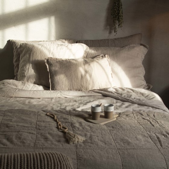 Remy Duvet Cover with linen bed set