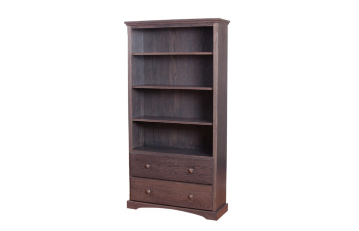 Shaker 2 Drawer Tall Bookcase by WW