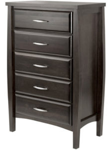 Seymour 5 Drawer Chest by Purba - solid wood, locally built, Canadian made,custom built to order furniture