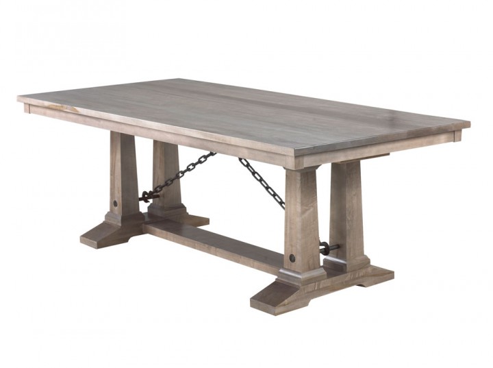 Shechem dining table, solid wood, Canadian built , custom furniture