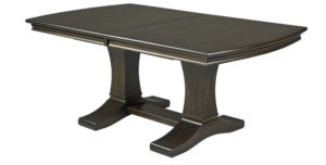 Singapore Dining Table, made in Canada, unique design, built to order.