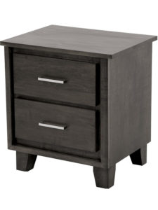 Sydney 2 drawer Nightstand by Purba - solid wood, locally built, Canadian made,custom built to order furniture