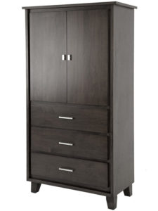 Sydney Armoire by Purba - solid wood, locally built, Canadian made,custom built to order furniture