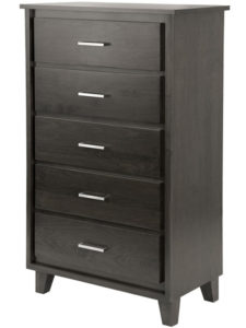 Sydney 5 Drawer Chest by Purba - solid wood, locally built, Canadian made,custom built to order furniture