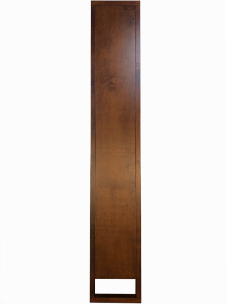 Tangent tall bookcase - solid wood, locally built to order, Canadian made, custom in-house design