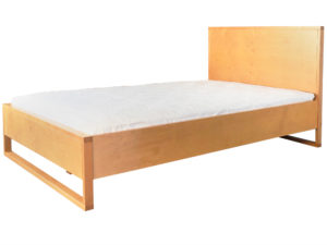 Tangent Bed - solid wood platform bed also available with undersbed storage