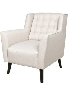 Tarantino armchair by Vangogh - solid wood frame, fully upholstered, locally built, made to order furniture, Canadian made