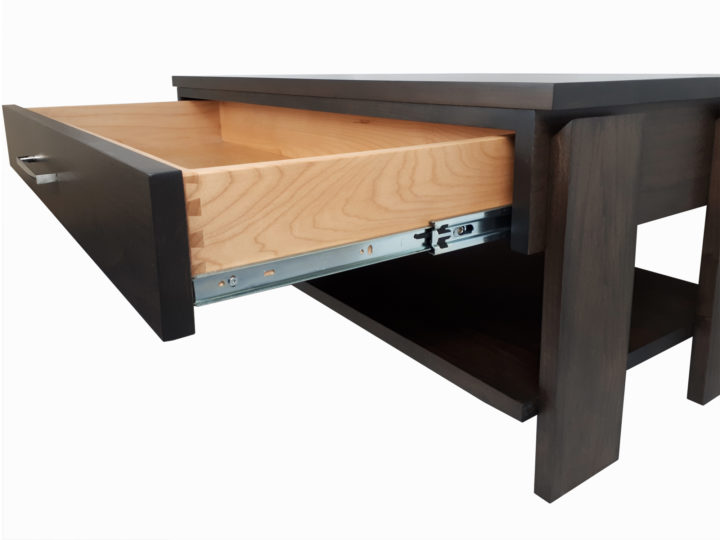 Tofino drawers are made of solid wood and use only dovetail joints.