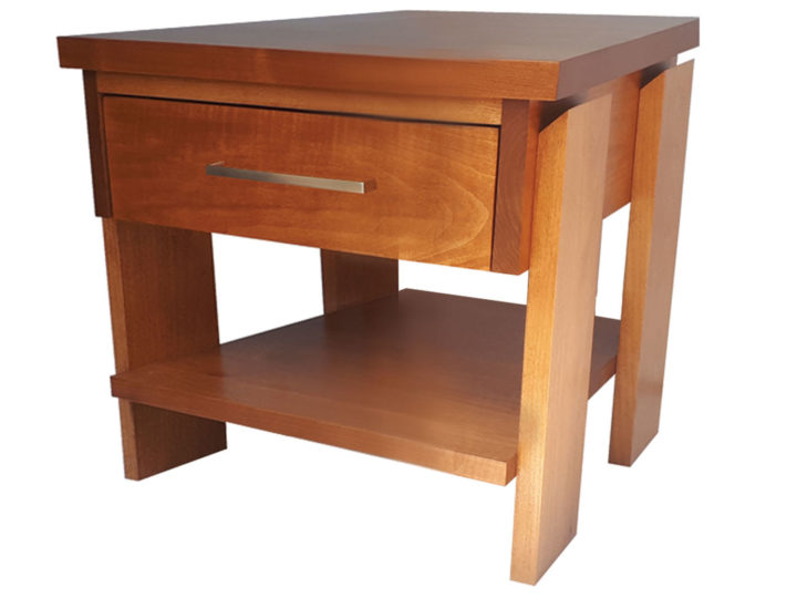 Tofino End table - solid wood, locally built custom made to order furniture, in-house design, Canadian made