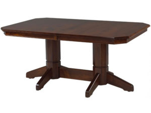 Urban Classic Dining Table, built to order, unique design, solid wood, made in Canada.