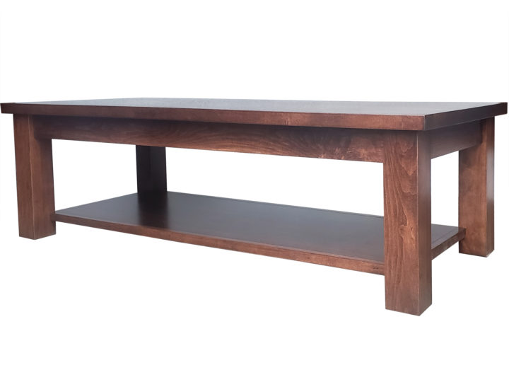 Vadero Coffee Table - solid wood, locally built, Canadian made