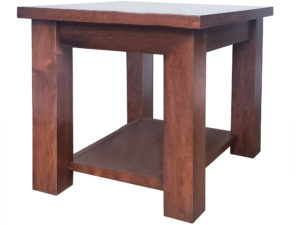 Vadero End Table - solid wood, locally built, Canadian made