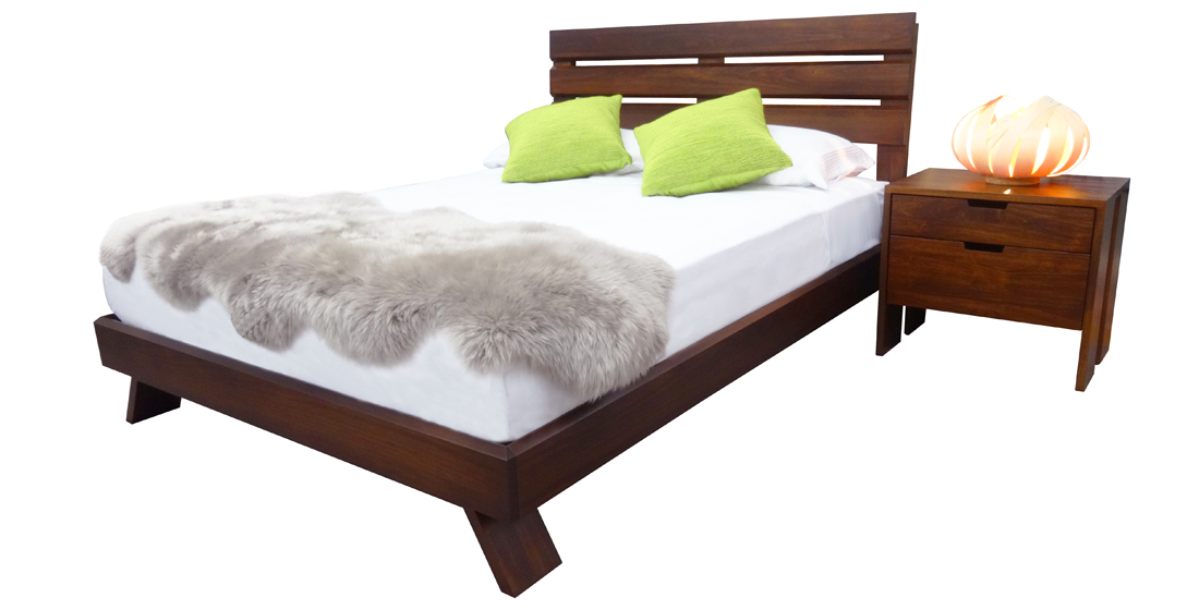 Vancouver Platform bed, solid wood furniture made in BC exclusively for Creative Home Furnishings