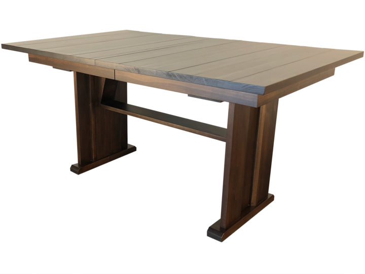 Vancouver Trestle Table -Cognac stain on Poplar wood