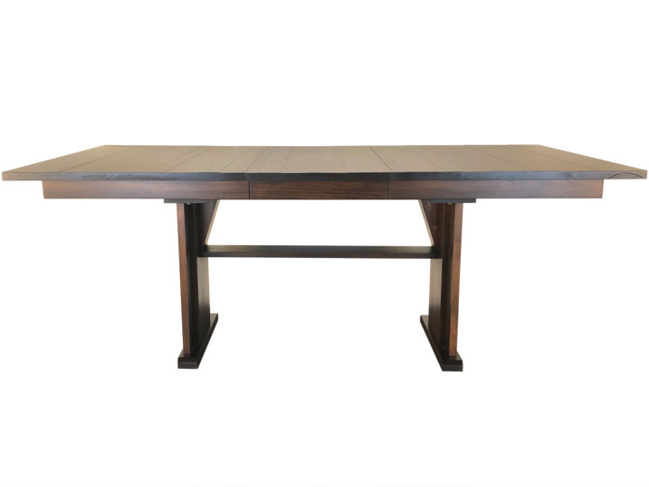 Vancouver Trestle Dining Table, solid wood furniture, built to order, made in BC.