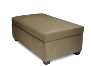Voila ottoman by Stylus - solid wood frame, fully upholstered, locally built to order furniture, Canadian made