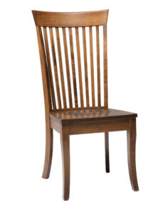 Wien Side Chair, solid wood, custom, built to order, made in Canada.