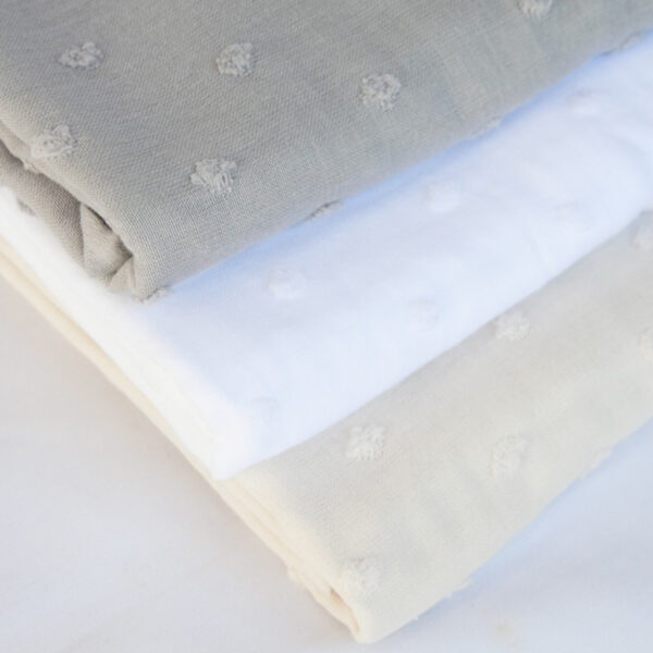 Zero Twist Gauze Dot Towels - detail and range of colours