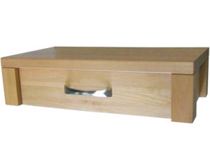 Boxwood Floating nightstand - an exclusive in-house design, thisnigtstand is solid wood with a full extension drawer