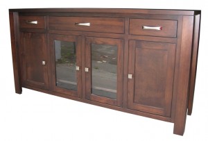 Boxwood Server - our own design, built in BC of solid wood with many sizes available