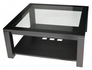 square coffee table - in-house design, locally built, solid wood, custom made to order furniture, Canadian made