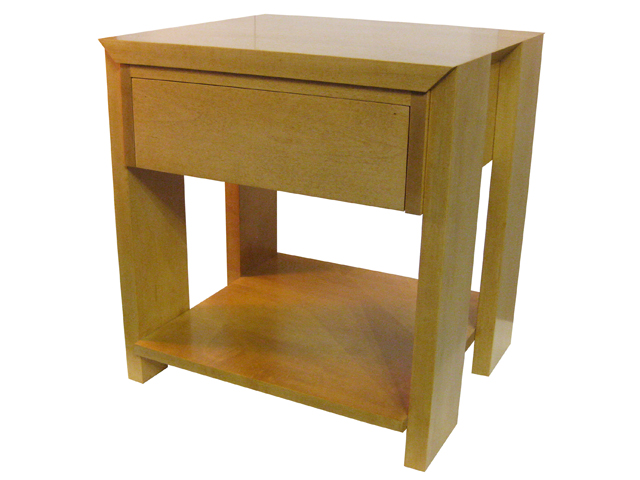 Solid wood end table - in-house design, solid wood, custom made to order furniture, Canadian made