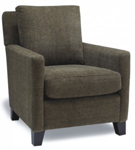 Clark armchair by Stylus - solid wood frame, fully upholstered, locally built, made to order furniture, Canadian made