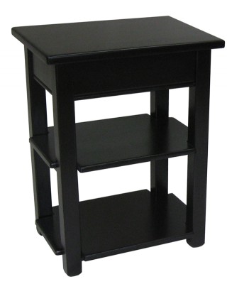 end table with 2 shelves