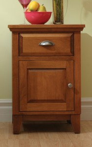 Kensington nightstand by Woodworks - solid wood, locally built, Canadian made