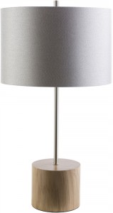 Kingsley table lamp - wood base