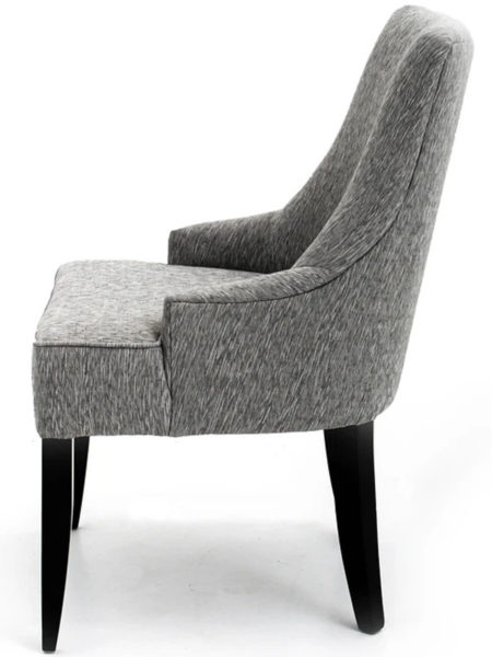 Laura chair by Van Gogh Designs - solid wood, fully upholstered, Canadian made, built to order
