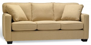 Lyric Sofa by Stylus, - solid wood frame, fully upholstered, locally built, made to order furniture, Canadian made
