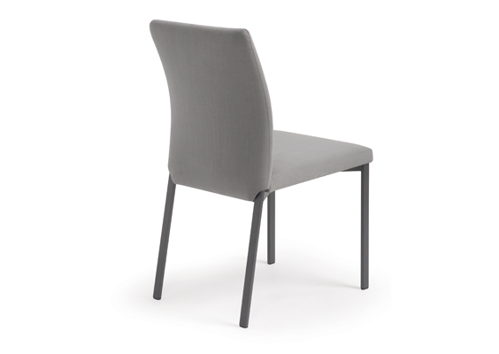 Mancini chair by Trica - welded steel, Canadian made, fully upholstered custom built furniture